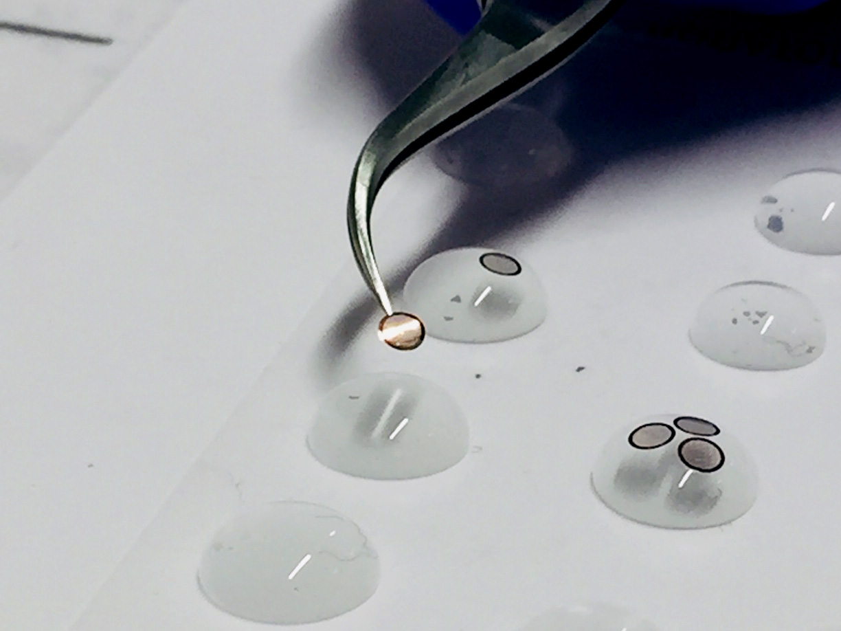 <hr>Préparation d’échantillons pour la microscopie électronique.