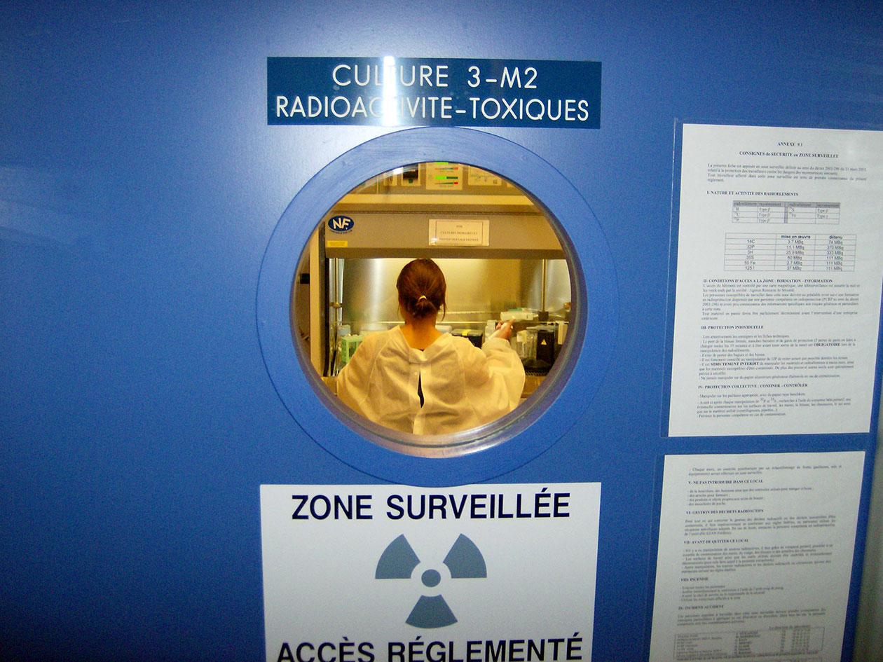 <hr>Pièce de transfection in vitro et d’électroporation sur le site de Rennes-Biologie de la plateforme SynNanoVect.