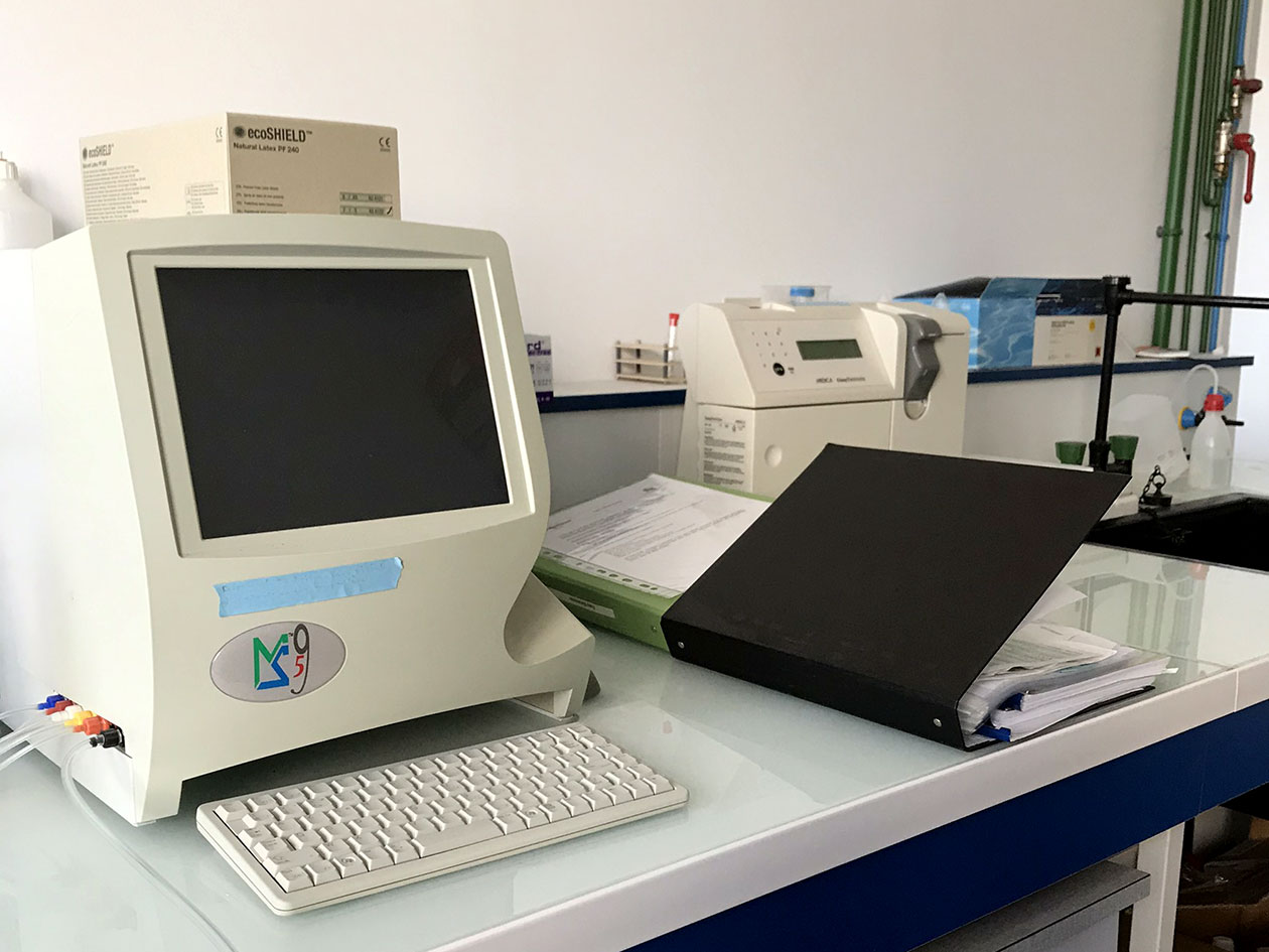 <hr>Hématogramme et ionogramme pour l’évaluation préclinique sur le site de Brest-Biologie.
